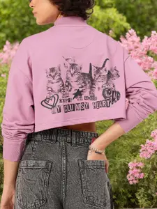 DressBerry Boxy Crop Sweatshirt