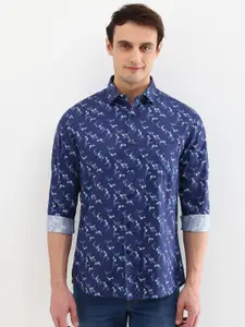 Allen Solly Men Slim Fit Floral Opaque Printed Casual Shirt