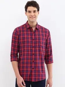 Allen Solly Men Slim Fit Opaque Checked Casual Shirt