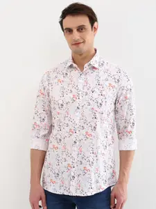 Allen Solly Men Slim Fit Opaque Printed Casual Shirt