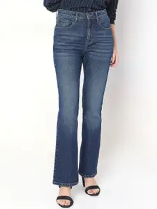 Vero Moda Women Bootcut High-Rise Light Fade Stretchable Jeans