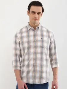 Allen Solly Men Custom Opaque Checked Casual Shirt