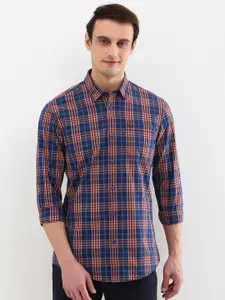 Allen Solly Men Custom Opaque Checked Casual Shirt