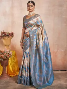 Areca Designer Paisley Pure Silk Designer Traditional Banarasi Saree