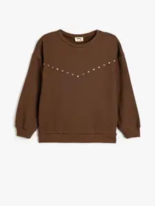 Koton Girls Long Sleeves Pullover Sweatshirt