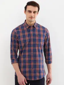 Allen Solly Men Custom Opaque Checked Casual Shirt