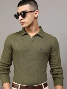 HIGHLANDER Men Polo Collar T-shirt