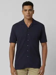 V Dot Men Slim Fit Opaque Party Shirt