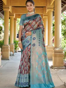 Areca Designer Pure Silk Woven Design Zari Banarasi Saree
