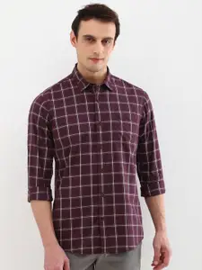 Allen Solly Men Custom Opaque Checked Casual Shirt