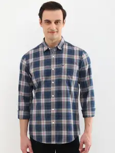 Allen Solly Men Custom Opaque Checked Casual Shirt