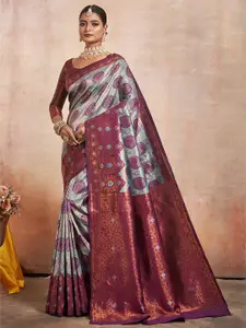 Areca Designer Woven Design Zari Pure Silk Banarasi Saree