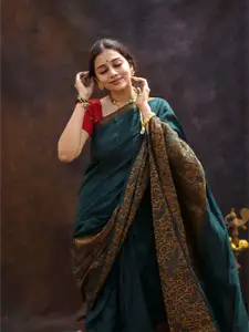 Areca Designer Woven Design Zari Pure Silk Designer Banarasi Saree