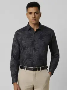 V Dot Men Slim Fit Floral Opaque Printed Party Shirt