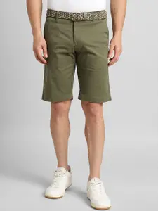SIMON CARTER LONDON Men Slim Fit Mid-Rise Cotton Shorts