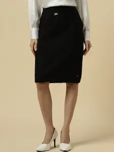 Allen Solly Woman Women Straight Midi Skirt