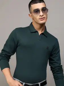 HIGHLANDER Men Polo Collar T-shirt