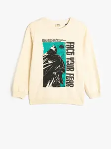 Koton Boys Graphic Printed Cotton Sweatshirt