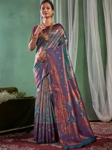 Areca Designer Ethnic Motifs Zari Woven Design Pure Silk Banarasi Saree