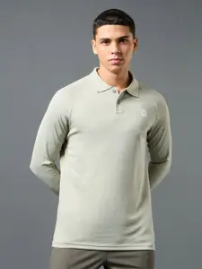 Technosport Men Polo Collar Anti Static Slim Fit T-shirt