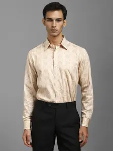 Louis Philippe Men Classic Floral Opaque Printed Formal Shirt