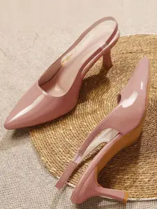 Chemistry Embellished PU Kitten Pumps