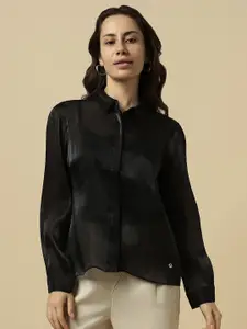 Allen Solly Woman Women Semi Sheer Casual Shirt