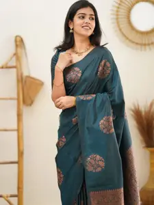 Areca Designer Pure Silk Woven Design Zari Banarasi Saree