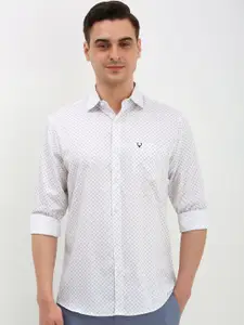 Allen Solly Men Slim Fit Opaque Printed Casual Shirt