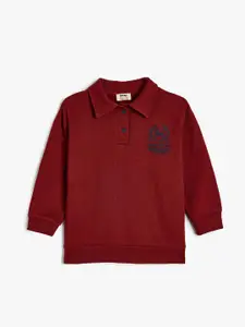 Koton Boys Graphic Embroidered Cotton Sweatshirt