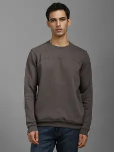 Louis Philippe Men Printed Round Neck Long Sleeves Sweatshirt