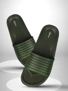 Slipover Men Colourblocked Sliders