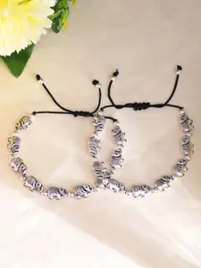 Silvermerc Designs Silver-Plated Beaded Anklets