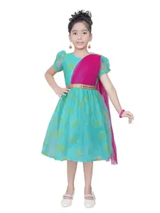 BAESD Embellished Fit & Flare Dress