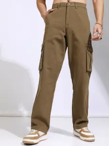 HIGHLANDER Men Solid Carpenter Fit Cargo Pant