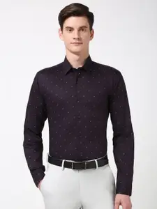 Peter England Men Opaque Printed Formal Shirt