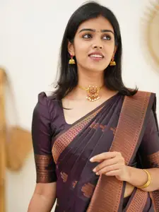 Areca Designer Floral Pure Silk Designer Banarasi Saree