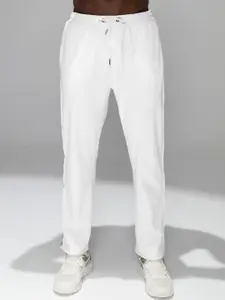 EDRIO Men Striped Straight Fit Track Pants