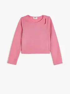 Koton Girls Round Neck Long Sleeves Top