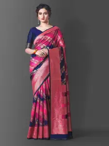 Areca Designer Paisley Zari Pure Silk Banarasi Saree
