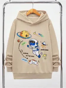 BAESD Boys Printed Hooded Pullover Sweatshirt
