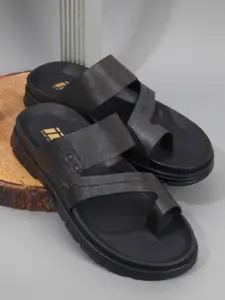 ID Men Leather Antibacterial Comfort Sandals