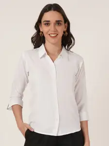 Brownverse Women Contemporary Opaque Casual Shirt