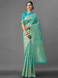 Areca Designer Pure Silk Ethnic Motifs Zari Pure Silk Saree