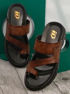 ID Men Leather Antibacterial Comfort Sandals