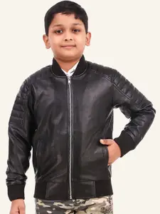 Leather Retail Boys Biker Jacket