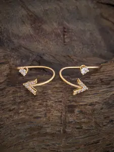 Kushal's Fashion Jewellery Embellished Bridal Gold-Plated Cubic Zirconia Toe Rings
