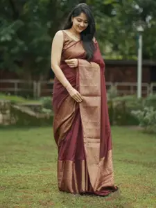 Areca Designer Woven Design Zari Pure Silk Banarasi Saree