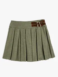 Koton Girls Knife Pleated Shorts