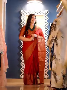 Areca Designer Paisley Woven Design Zari Pure Silk Designer Banarasi Saree